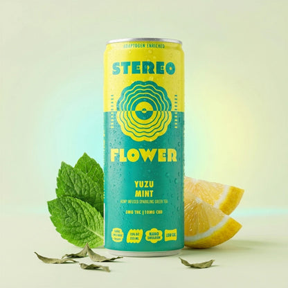 Yuzu Mint Sparkling Green Tea | 5mg THC Per Can
