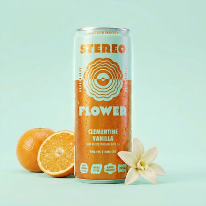 Clementine Vanilla Sparkling White Tea | 5mg THC Per Can