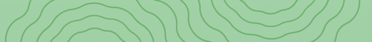 A light green background with a repeating pattern of darker green wavy concentric lines.