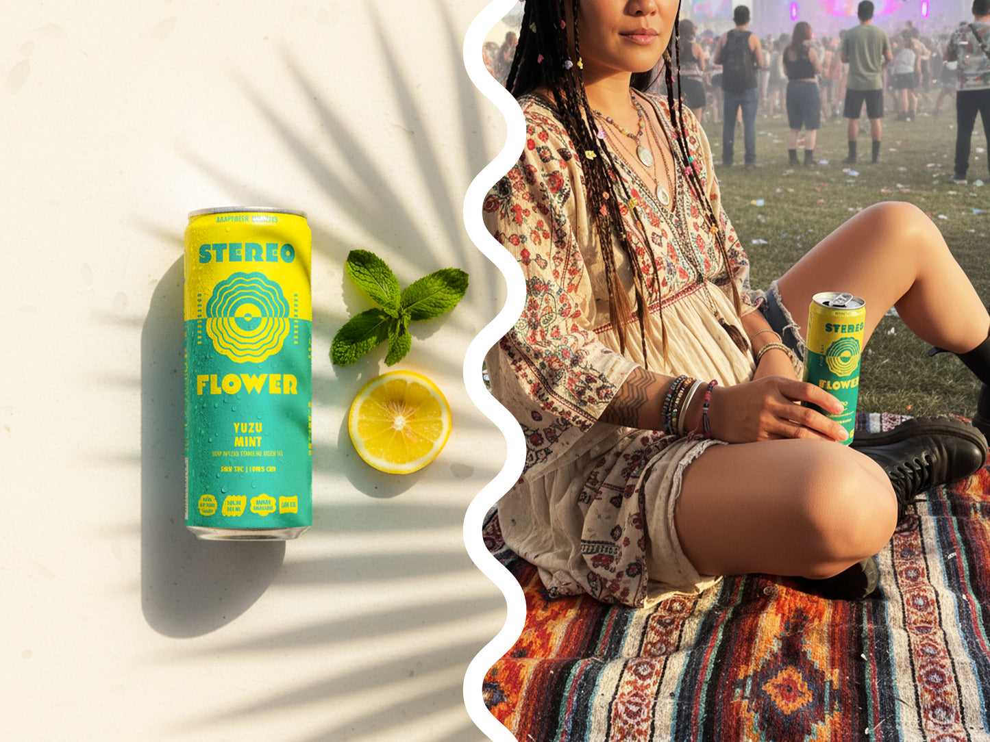 Yuzu Mint Sparkling Green Tea | 5mg THC Per Can