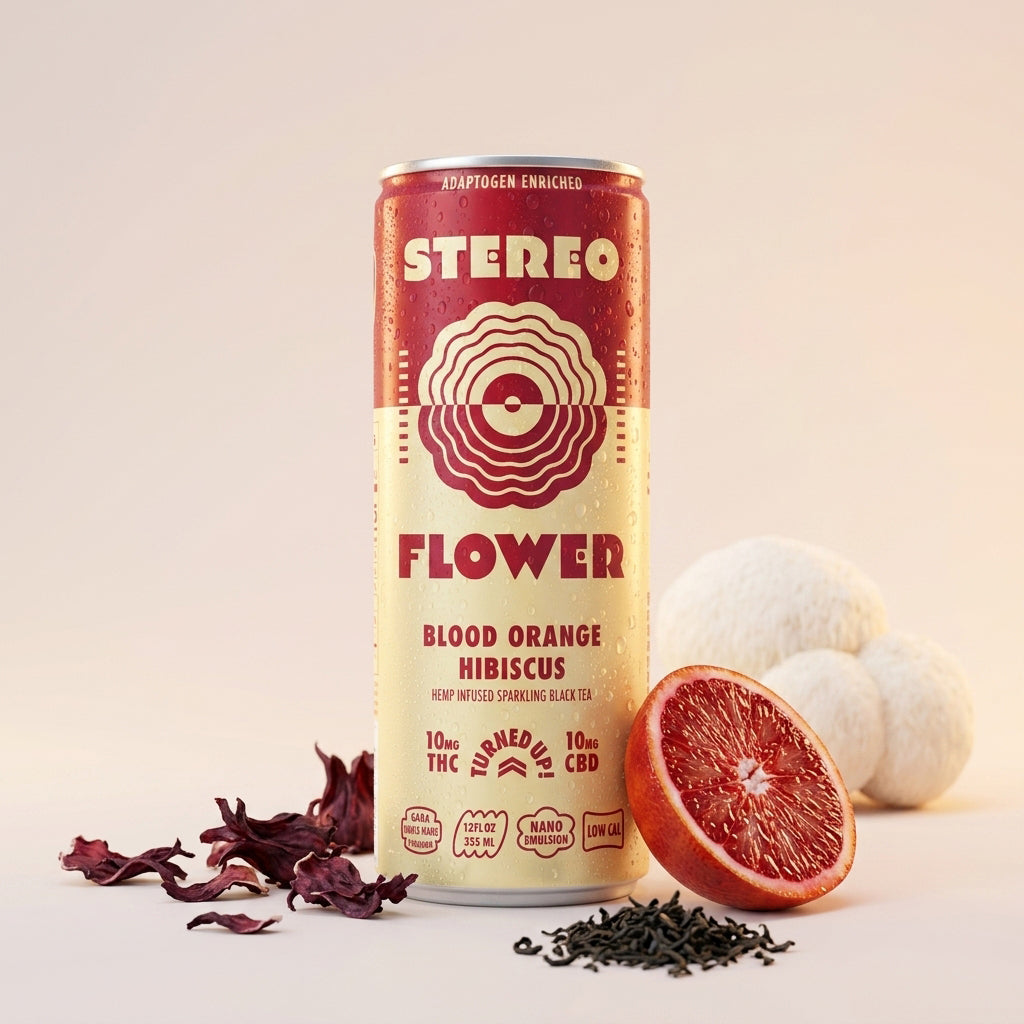 10mg THC Tea Starter Pack | Stereo Flower Sparkling Tea