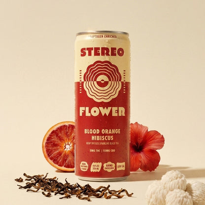 5mg THC Tea Starter Pack | Stereo Flower Sparkling Tea