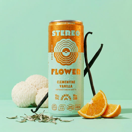 Clementine Vanilla Sparkling White Tea | 10mg THC Per Can