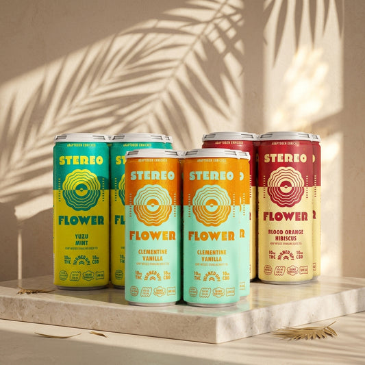 10mg THC Tea Starter Pack | Stereo Flower Sparkling Tea