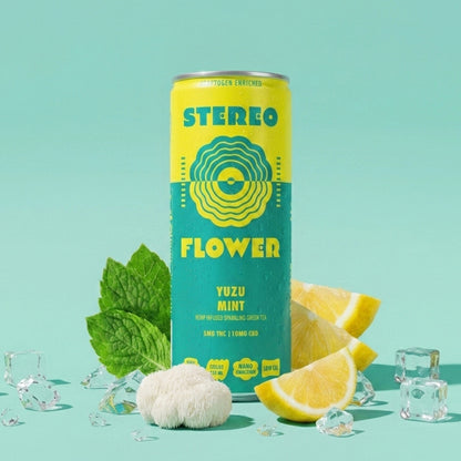 5mg THC Tea Starter Pack | Stereo Flower Sparkling Tea