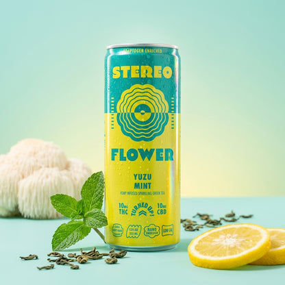 Yuzu Mint Sparkling Green Tea | 10mg THC Per Can